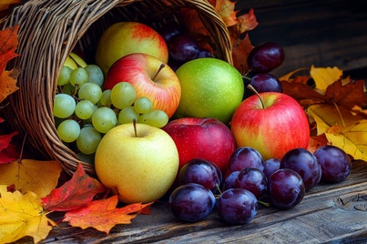 Herbstobst bei Fructoseintoleranz