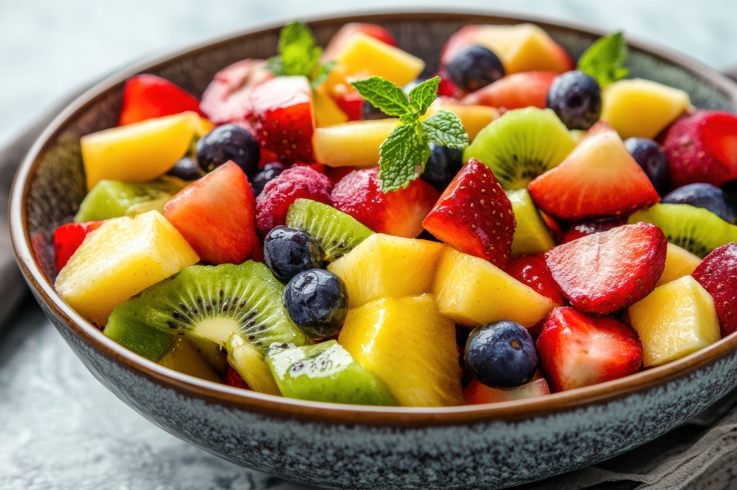Histaminarmer Obstsalat